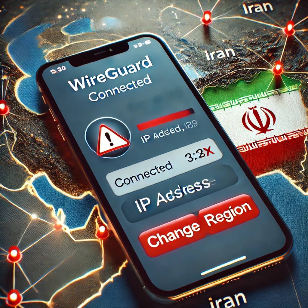 حل مشکل اتصال وایرگارد در آیفون | روش تضمینی تغییر آی‌ پی